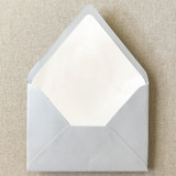 Ivory Cream Watercolor Envelope Liner | Set of 10 | For 5x7” Invitations Envelope Liners