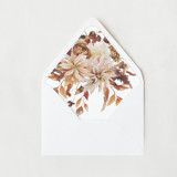 Autumn Floral Liner | Set of 25 Euro Envelope Liners Envelope Liners