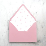 A7 Envelope Liners Pink Cute Hearts (set of 10) Envelope Liners