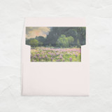 A7 Envelope Liners Square Flap // Lavender Wildflowers (Set of 25) Envelope Liners