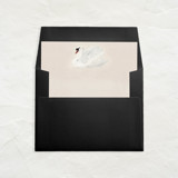 A7 Fine Art Envelope Liners Square Flap // White Swan (Set of 25) Envelope Liners