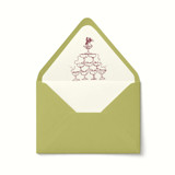 Champagne Tower Envelope Liner | Set of 10 Envelope Liners