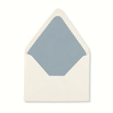 Dusty Blue Scalloped Laser Envelope Liner (Pack of 20) Envelope Liners