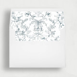 Blue Toile de Jouy Envelope Liner | Set of 25 Envelope Liners Envelope Liners