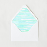 Ombre Waves of Blue Liner | Set of 25 Euro Envelope Liners Envelope Liners