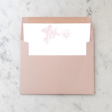 A7 Envelope Liners Pink Cupid Square Flap (set of 10) Envelope Liners