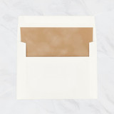 Camel Velvet Envelope Liners for 5 x 7 Cards (Set of 10) Envelope Liners