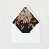 Rust Black Autumn Liner | Set of 25 Euro Envelope Liners Envelope Liners