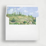 Rustic Countryside Liner | Set of 25 Square Envelope Liners Envelope Liners