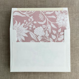 Cameo botanical garden envelope liner for A7 square flap envelope | pack of 10 Envelope Liners