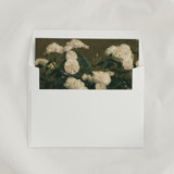 Still-life Floral Envelope Liners, 6.25 x 6.25 Square Flap, Pack of 25 Envelope Liners
