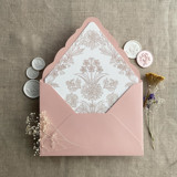 Venetian floral cashmere liner for A7 euro flap envelope | pack of 10 Envelope Liners