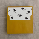 Congrats graduation envelope liner for A7 square flap envelope | pack of 10 Envelope Liners