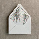 Still bloom floral printed liner for A7 euro flap envelope | pack of 10 Envelope Liners