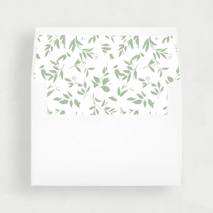 Floral Sage Liner Set of 25 Envelope Liners Envelope Liners by Nikki