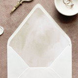 Neutral Watercolor Envelope Liner | Set of 10 | For 5x7” invitations Envelope Liners