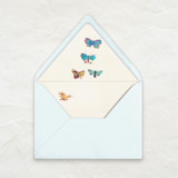A7 Envelope Liners // Five Butterflies (Set of 25) Envelope Liners