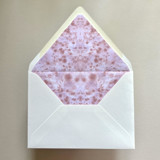 A7 Envelope Liners Speckled Symmetry in Pink & Orange | Pack of 10 Envelope Liners