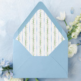 Lily Envelope Liners | Lily of the Valley Watercolor Pattern (10 Pack) Envelope Liners