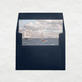 A7 Envelope Liners Square Flap // Sailing Day (Set of 25) Envelope Liners