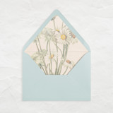 A7 Fine Art Envelope Liners // Watercolor Daisies (Set of 25) Envelope Liners