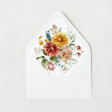 Floral Dutch Liner | Set of 25 Euro Envelope Liners Envelope Liners