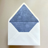 A7 Envelope Liners Fresco Texture in Sea Breeze for Euro Flap Envelopes | Pack of 10 Envelope Liners