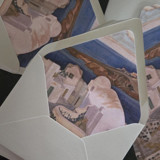 Santorini Greece Envelope Liner, Pack of 25 Envelope Liners