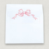 A7 Coquette Pink Bow Envelope Liners (Set of 10) Envelope Liners