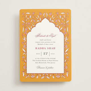 Jaipur Mehndi Invitations