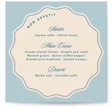 Wavy chic Menus