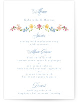 Everlasting Romance Menus