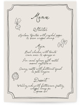 Felicity Menus