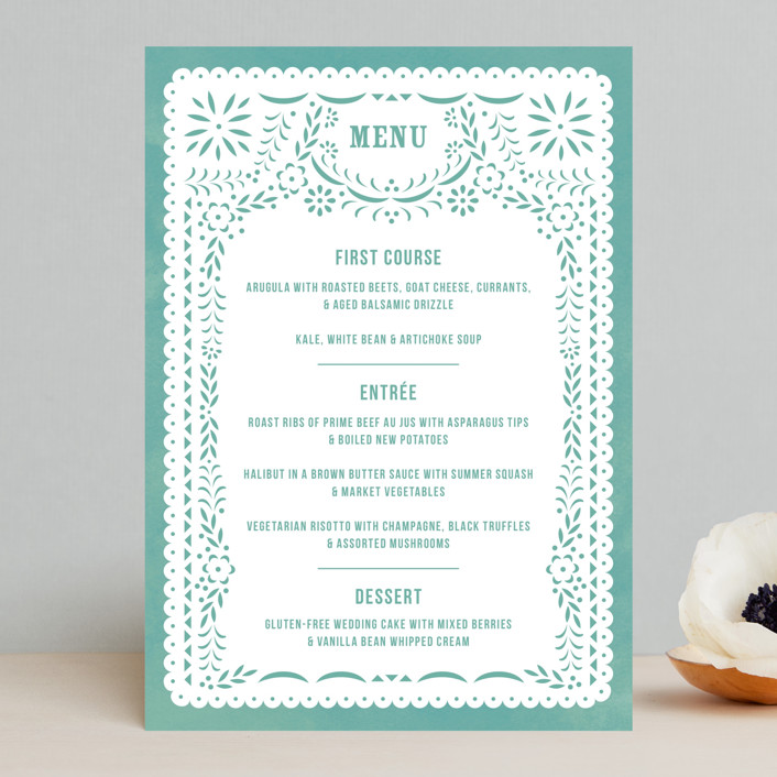 Fiesta Folk Art Menus by root beer float | Minted