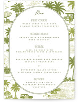 West Coast Toile Menus