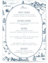 Mountain Toile Menus