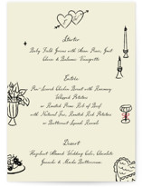 Vintage Lovers Menus