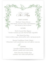 Romantic Garden Menus