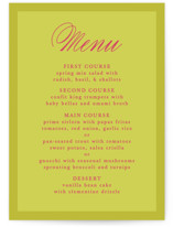 Maximalist Poppies Menus