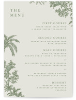 Vintage Tropics Menus