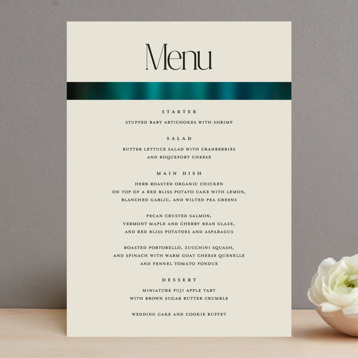 Spectrum Generations Menu Spectrum Menus by Heather Schertzer | Minted