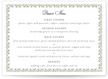 Monogramed Menus