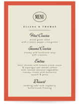 Modern Bold Menus