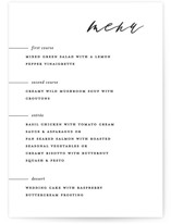 Villa Menus