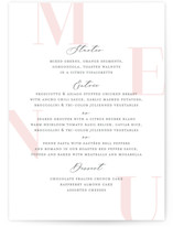 Menu Cards