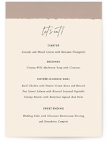 Menu Cards