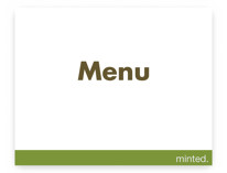 Menu Signs
