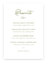 Garden Script Menu Signs