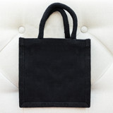 10 SMALL Wedding Favor Bags - Black Favor Bags