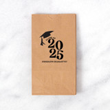 Bold Year Graduate Cap Favor Bag, set of 25 Favor Bags
